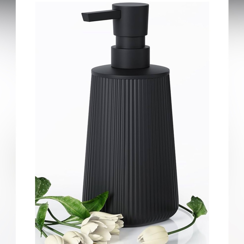 Matte Black Soap Dispenser